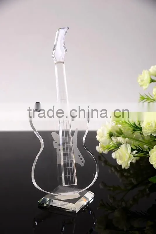 High quality Crystal musical instrument for souvenirs