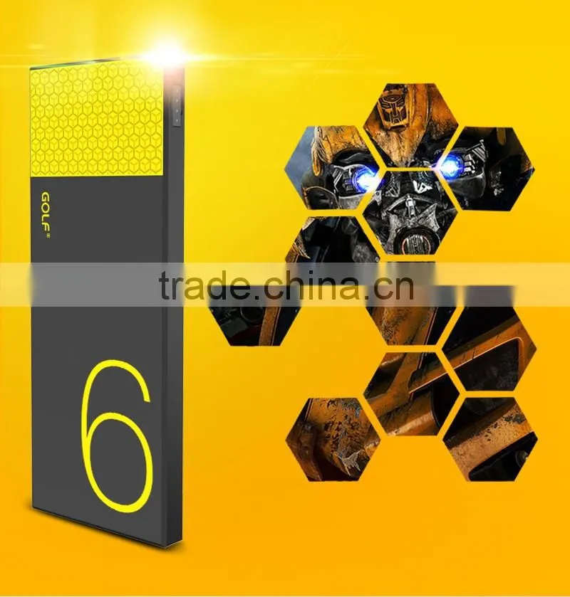 GOLF HIVE Honeycomb Series Power Bank 3000mAh / 5000 mAh / 6000 mAh Universal Charger Portable External Battery Powerbank