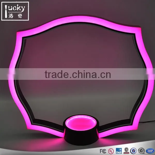 3 steps led light bar liquor display shelf custom all size wine bottle display stand