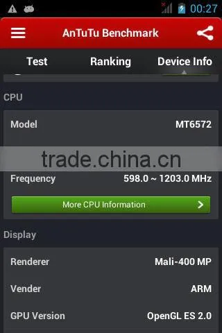 New Product 3.5 Inch GFIVE X1 Smartphone OS Android 4.2 CPU MTK6572 Dual Core 1.2GHz Support GPS , 3G