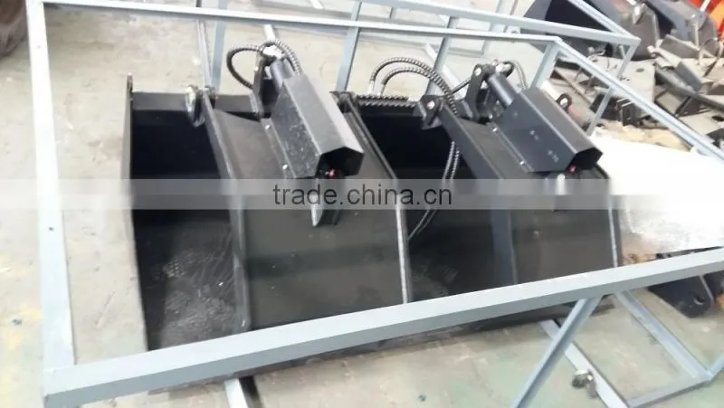 skid steer loader attachments grapple bucket