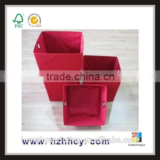 large and pratical printing and embossing frabic storge box