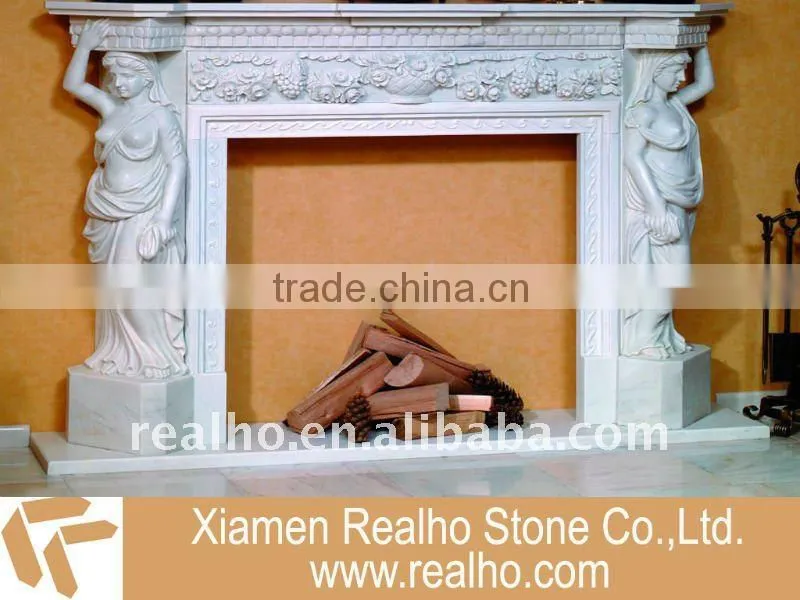 natural stone fireplace