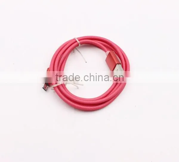 Hot!!!Sale 2016 charging and data transfer double function for reversible micro usb 2.0 data cable