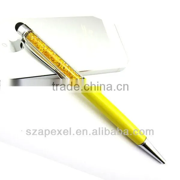 High sensitive conductive crystal touch stylus pen for iPhone,iPad