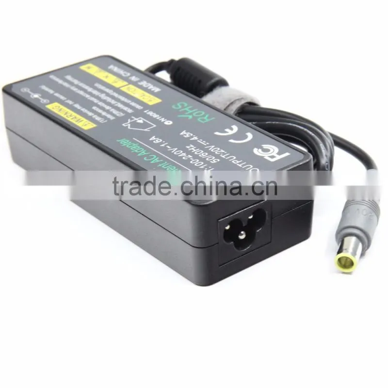 FOR Lenovo IBM notebook 20v 4.5a external battery charger power adapter charger e430c T61 t60p E40 E420 ac adapter output