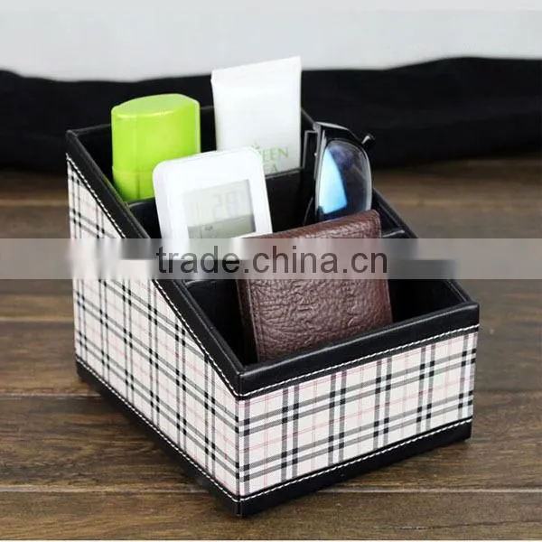 New Design Leather Multi-function Storage Box