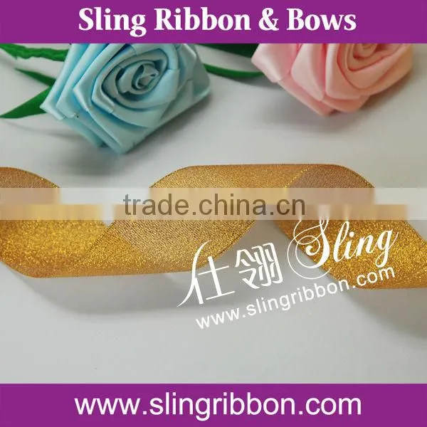 High Quality Metallic Ribbon For Christmas Decoration