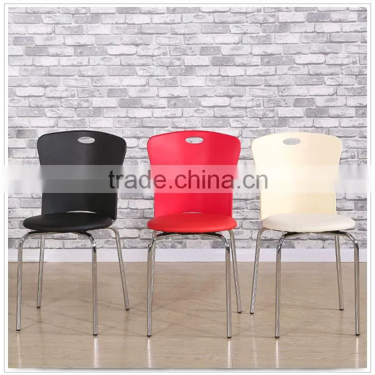 Cheap Chromed stackable dinning chair
