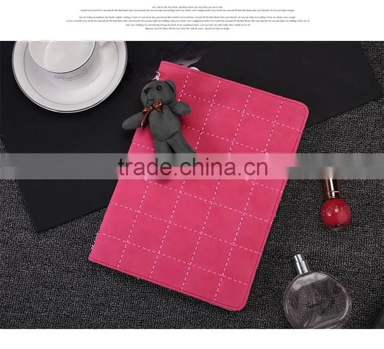 Korean style flip leather cover for ipad mini 4, for mini ipad leather case with holster