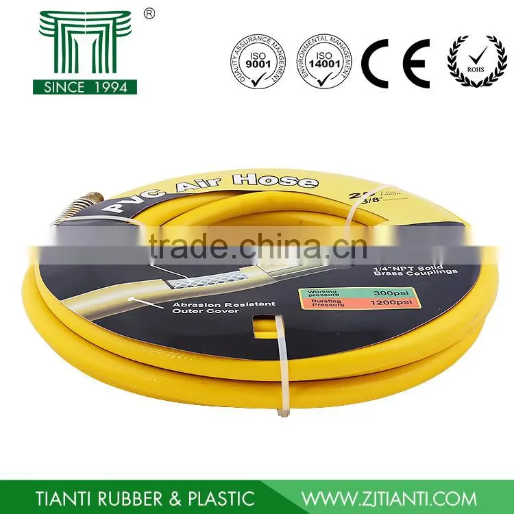 50ft 3/8" high pressure PVC air hose