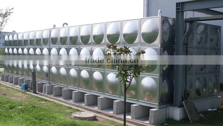 Sectional stainless steel water tank with good quality and price