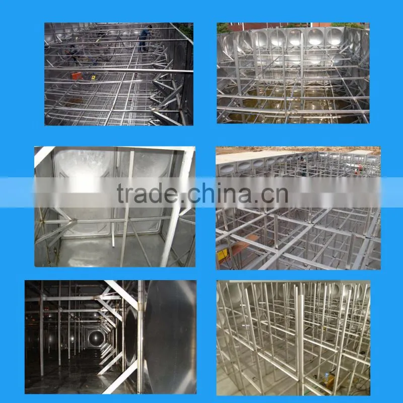Sectional stainless steel water tank with good quality and price