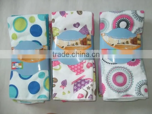 printed microfiber towel kitchen towel cotton dish towel alibaba made in china