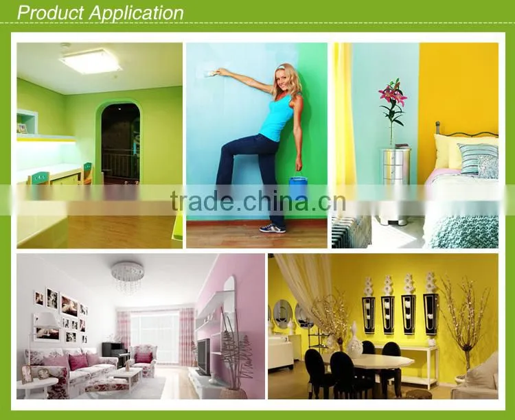emulsion paint/ anti-yellowing waterproof interior wall paint for subtropical climate/warm and humid climate