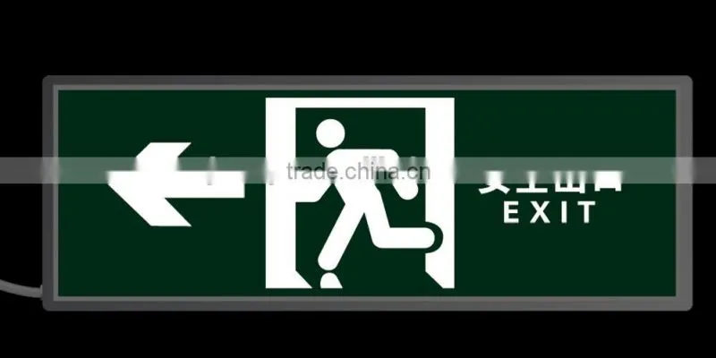 emergency signs made by EL
