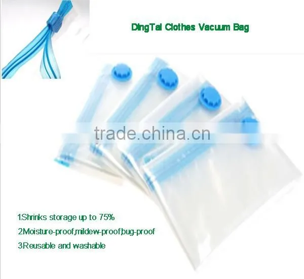 vacuum bags with valve, plastic storage bag with zip