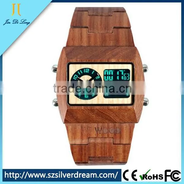 2014 New Arrival OEM/ODM Japan Movement Quartz Custom Wood Watch