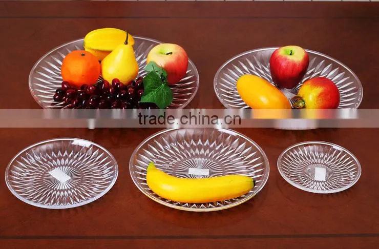 display fruit clear acrylic service tray