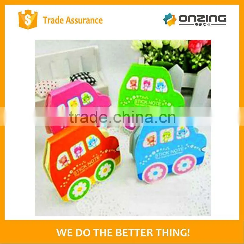 Onzing good quality truck shape note pad custom printed legal pads