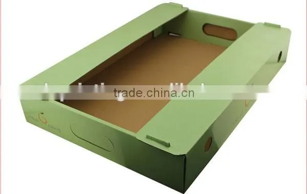 custom corrugated cardboard fruit boxes for shipping/ cardboard boxes for fruit wholesale
