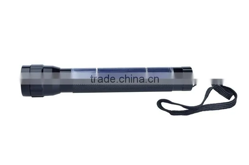 rechargeable multifunction flashlight solar led flashlight