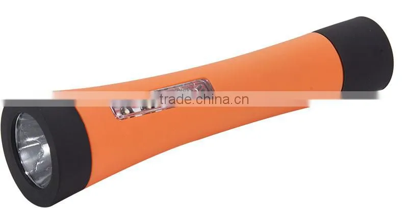 Colorful working lamp 3* AAA battery operated emergency torch light