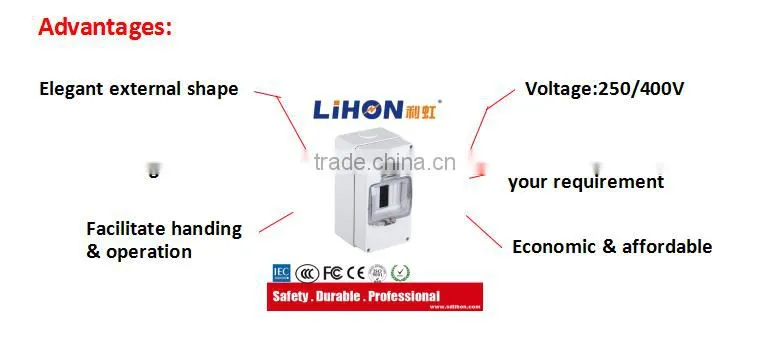Best price IP55 oudoor use waterproof plastic electrical distribution box