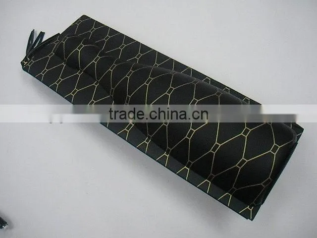 Fashion PU leather cheap shape eva shampane bottle pu bag