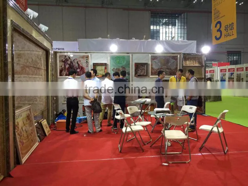 5.1cm base cap marble design pvc moulding profile for uv panel