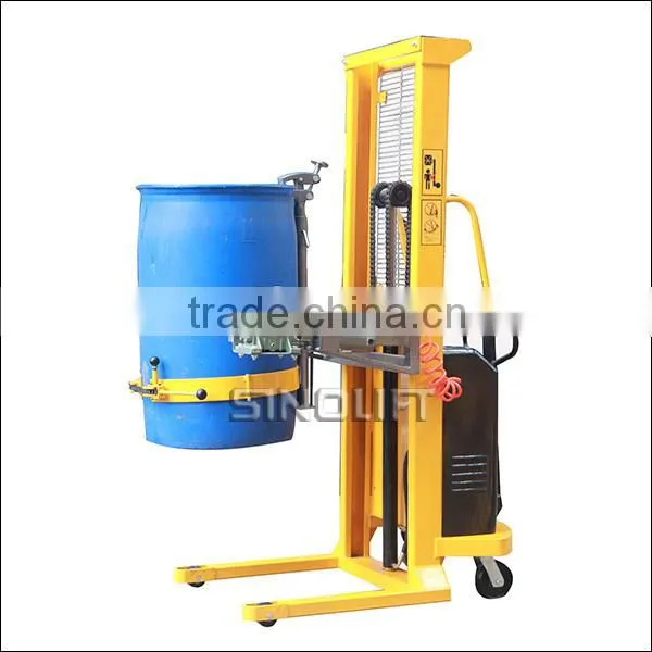 HOT! Sinolift YL520 Single Mast Semi Electric Drum Dumper