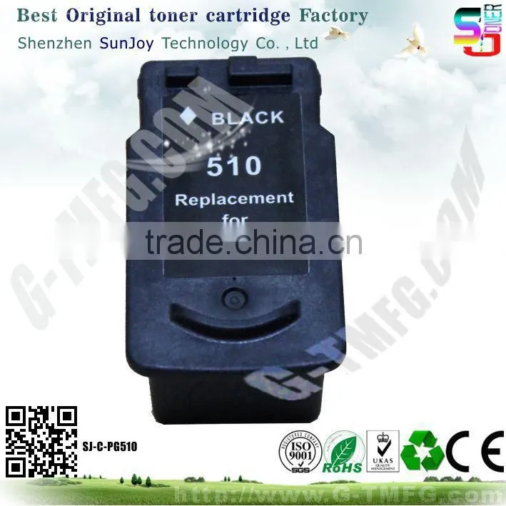 Wholesale Printer Ink Cartridge Compatible PG-510 for Canon PIXMA iP2702 iP2700 MP240 MP252 MP250 MP260 MP272 MP270 MP480