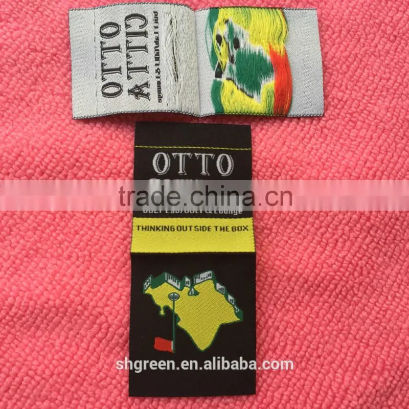 Soft clothing label,double sides garment label