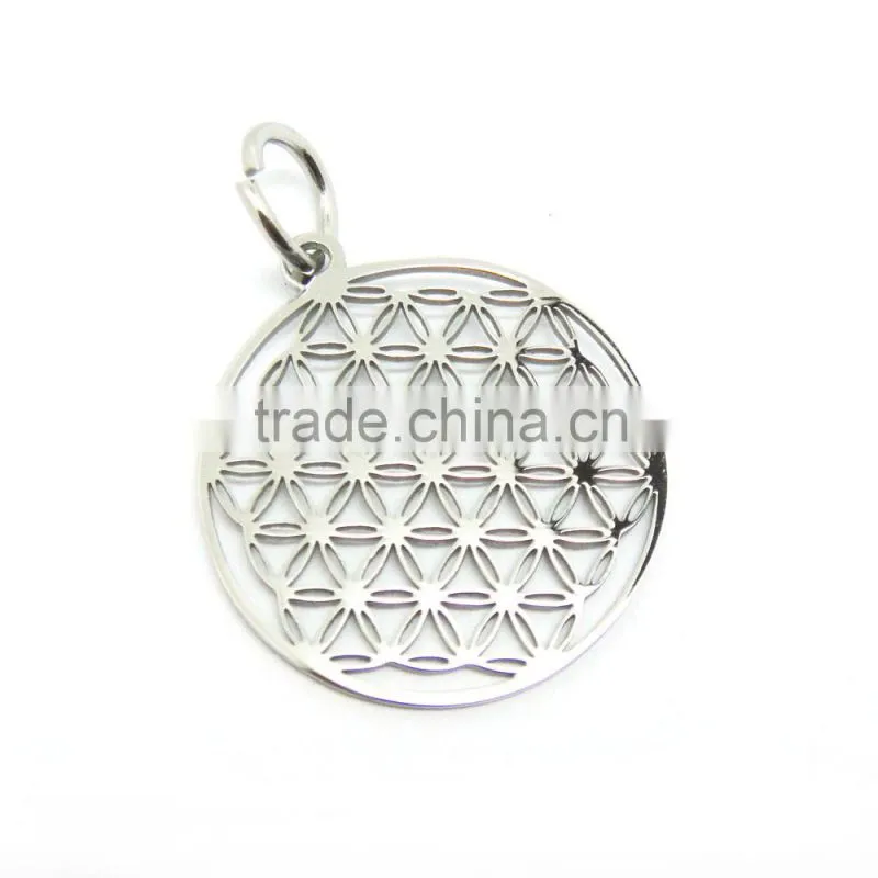 Small Charm 20mm Flower of Life Pendant Jewelry for Earrings