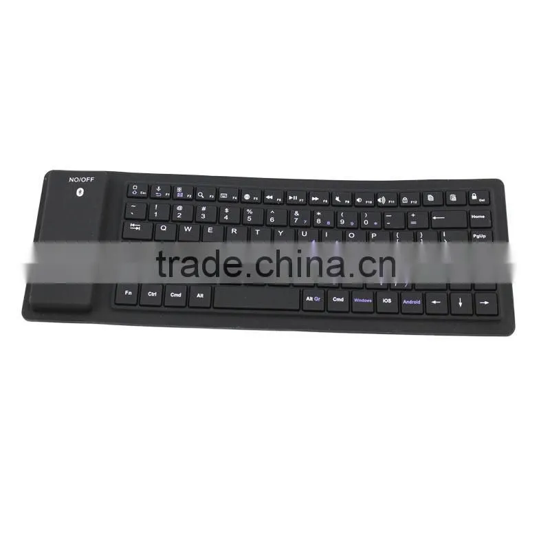 88 keys multimedia silicone rubber bluetooth 3.0 keyboard