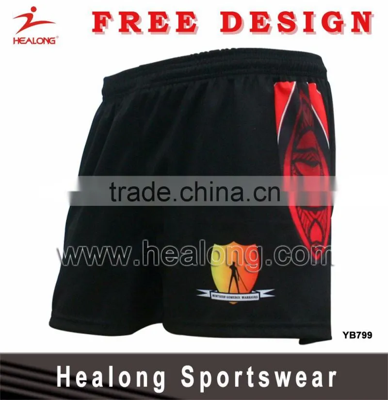 Hot Sales Cheap Custom Subliamation Man's Sportswear Rugby Shorts Jersey