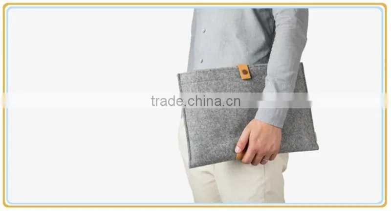 Hot Felt Protective Bag Laptop Sleeve Case For Macbook Laptop Air /Pro / Retina, 11.6",13.3"15.4"