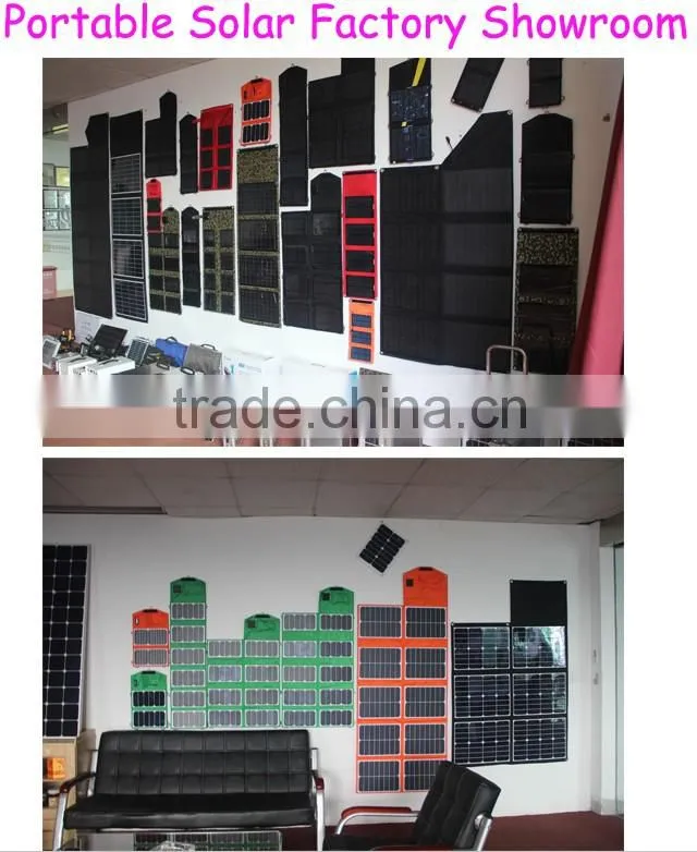 Foldable Fabric 7w Solar Charger PET Solar panel