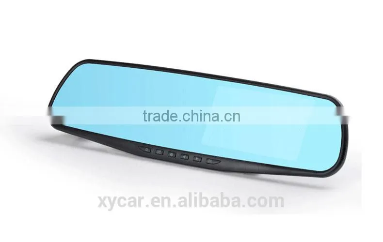 4.3 inch car mirror Dual cameras rearview mirror car DVR, car camera rearview XY-9064D