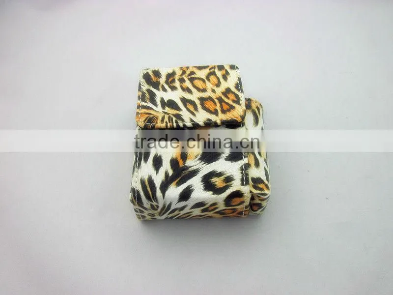 tiger design print pu leather cigarette case cigarette holder leather pouch for cigarette pack
