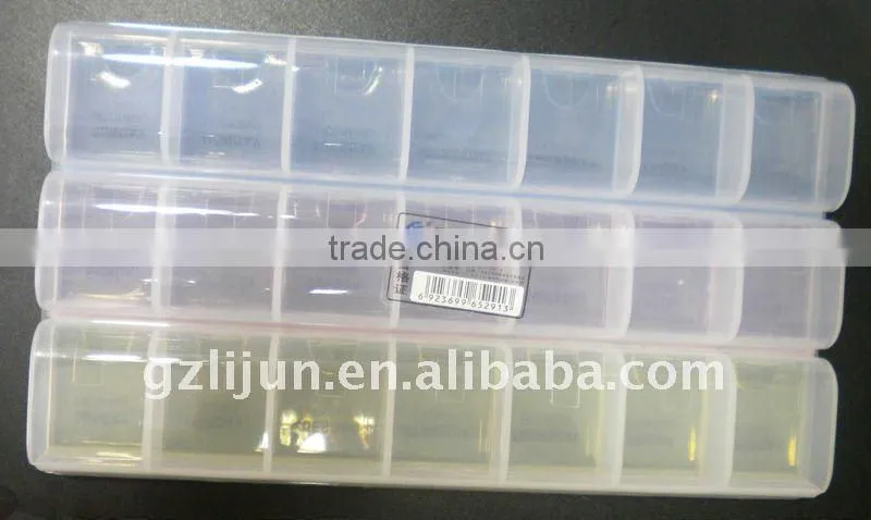 colorful nail art empty container nail decoration containers