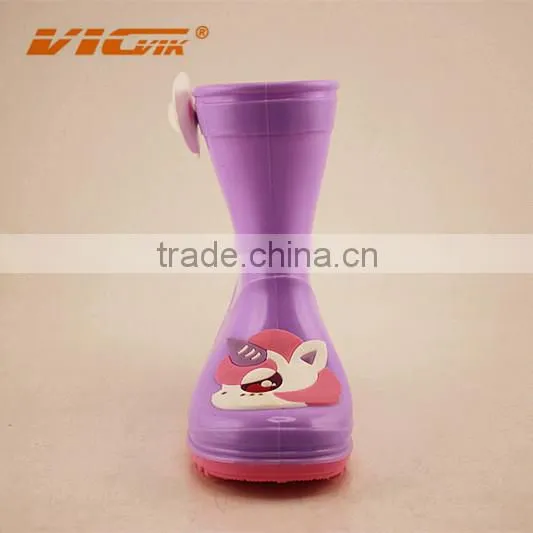 kids cute rain boot, kids pvc rain boots rubber boots