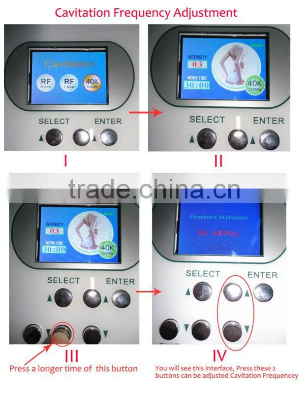 Vacuum Cavitation machine with RF for sale