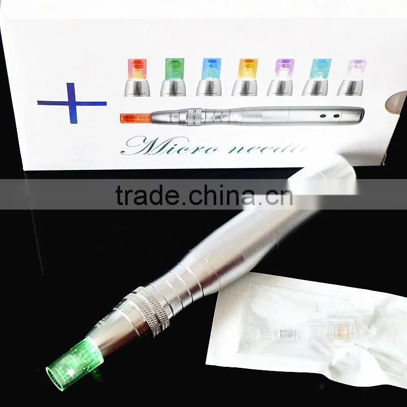 Led Nano Photon Lip/Eyelash/Facial RECHARGEABLE Microneedle Derma Pen