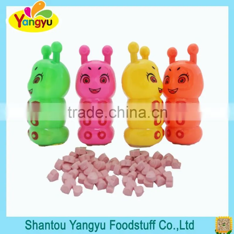 Caterpillar Mini Fruits Heart Shape Pressed Candy