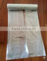 black thick small,middle,big size cheap plastic flat bag on roll HDPE custom printed