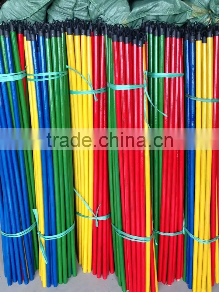 1200 x 22mm wood grain PVC Broom handle - Vietnam origin