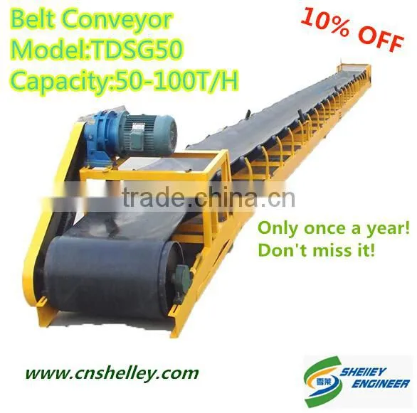 pvc belt conveyor system for sale