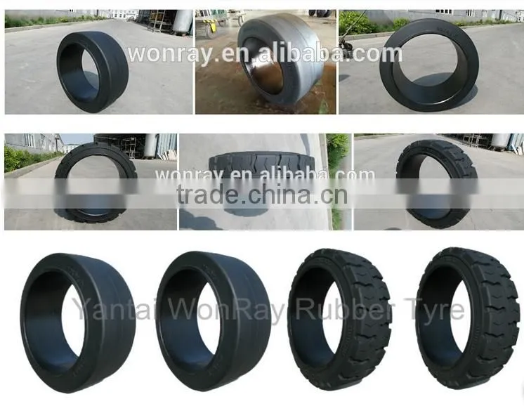 press-on solid tires for Passenger boarding bridge