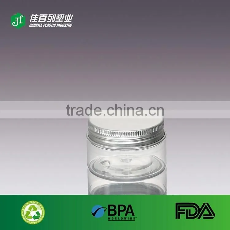 BPA free plastic screw cap plastic dispensing bottles cosmetic bottle cap empty bottles cosmetic pet round bottle cosmetic jar